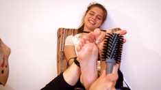 TickleTherapy - Tickling The Beautiful Leya's Feet With