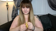 Brautiful Brunette Big Boobs on Webcam