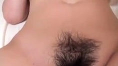 Hairy teen anal and cumshot