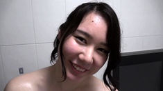 Hairy Asian College Teen Hidden Cam Shower
