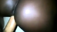 Big White Dick For Amateur Perfect Black Ass